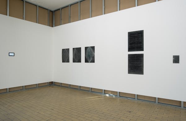 Differences Exhibition view 43 Michiel Alberts New Days To Come drawing series 2020 photo by Karel Koplimets jpg