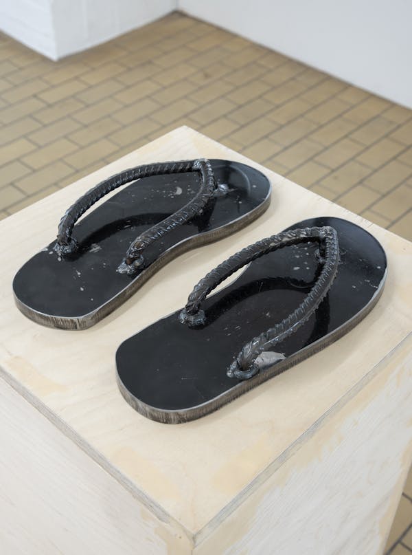Differences Exhibition view 9 Karl Philips Flip Flops 2021 photo by Karel Koplimets