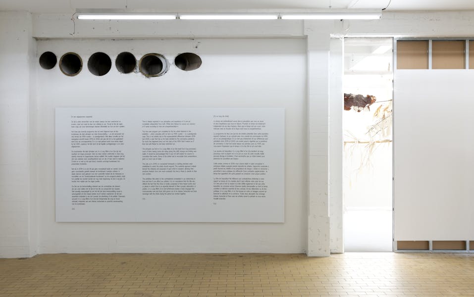 In a Long Blink of an Eye, exhibition shot. Photo Laure Cottin Stefanelli & Manuel Wetscher