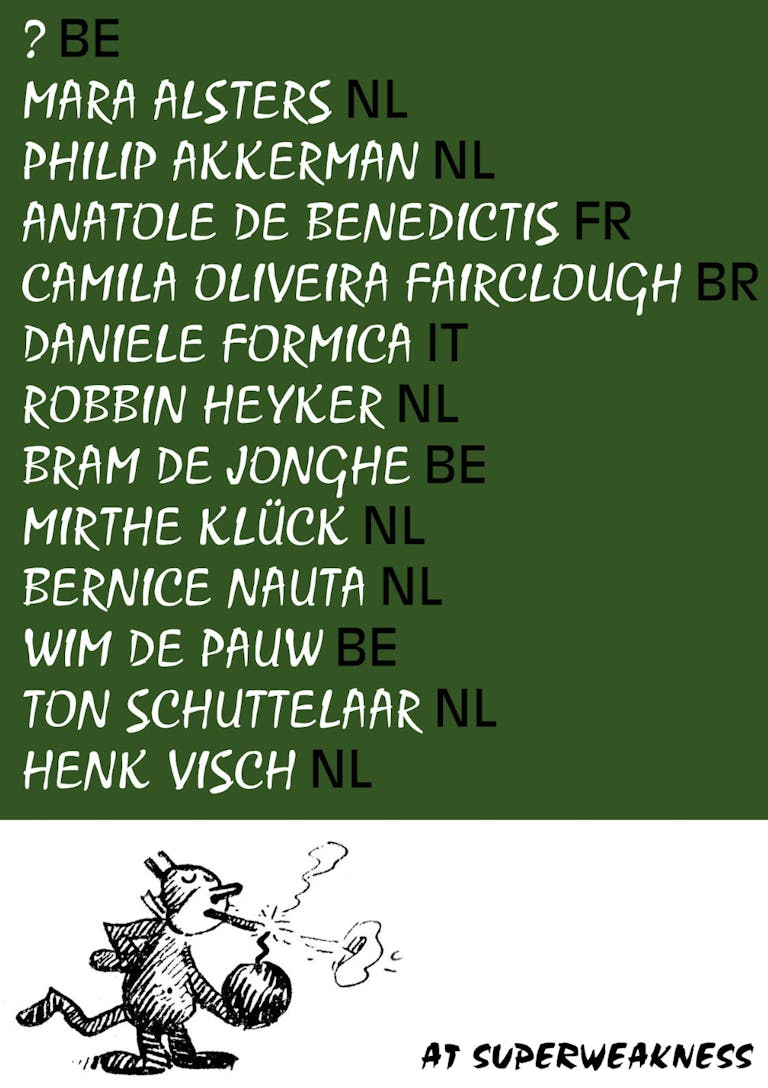 Groupshow at Superweakness, 2021