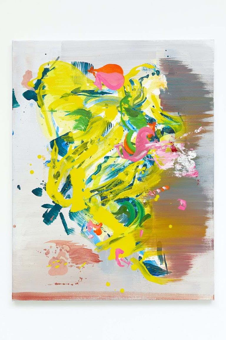 Virginie Bailly Aberratie P04, 2022 Oil and mixed media on canvas 90 x 70 cm