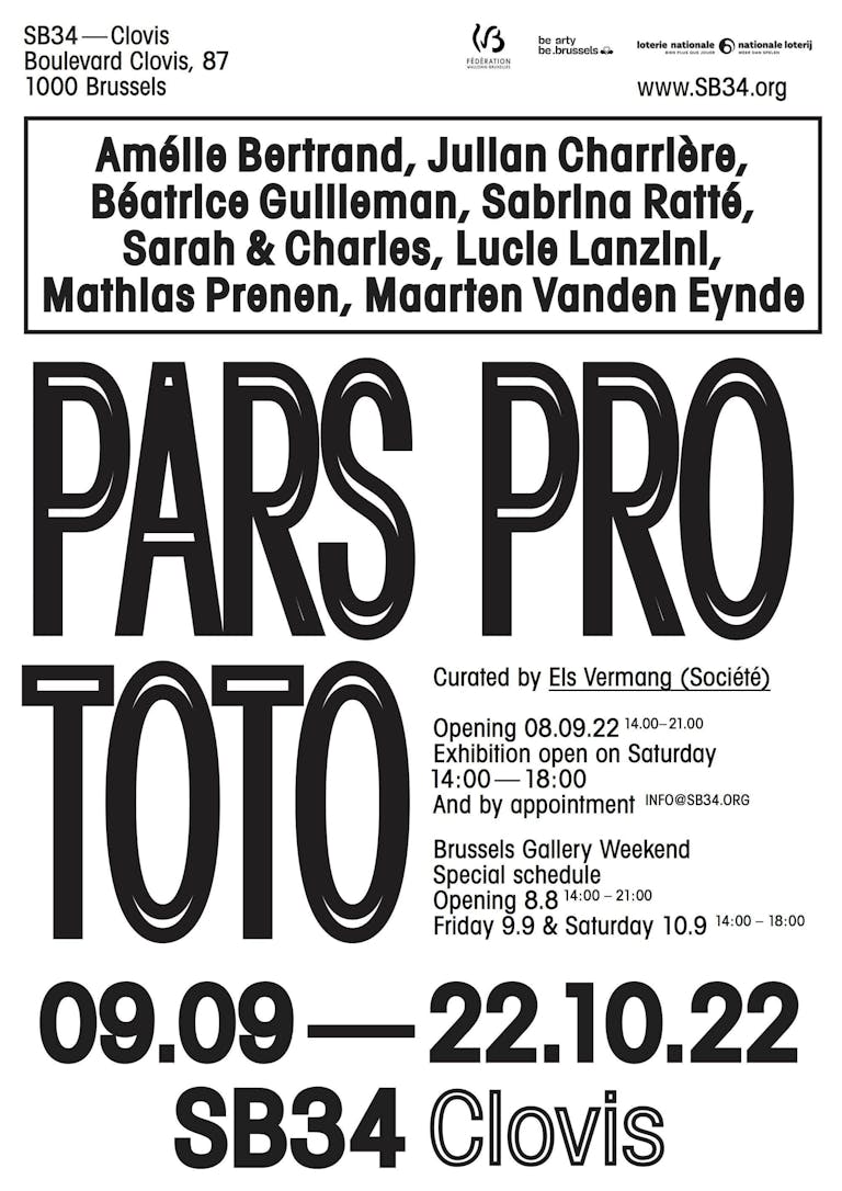 SB34 Affiche 092022 Pars Pro Toto A4 01092022